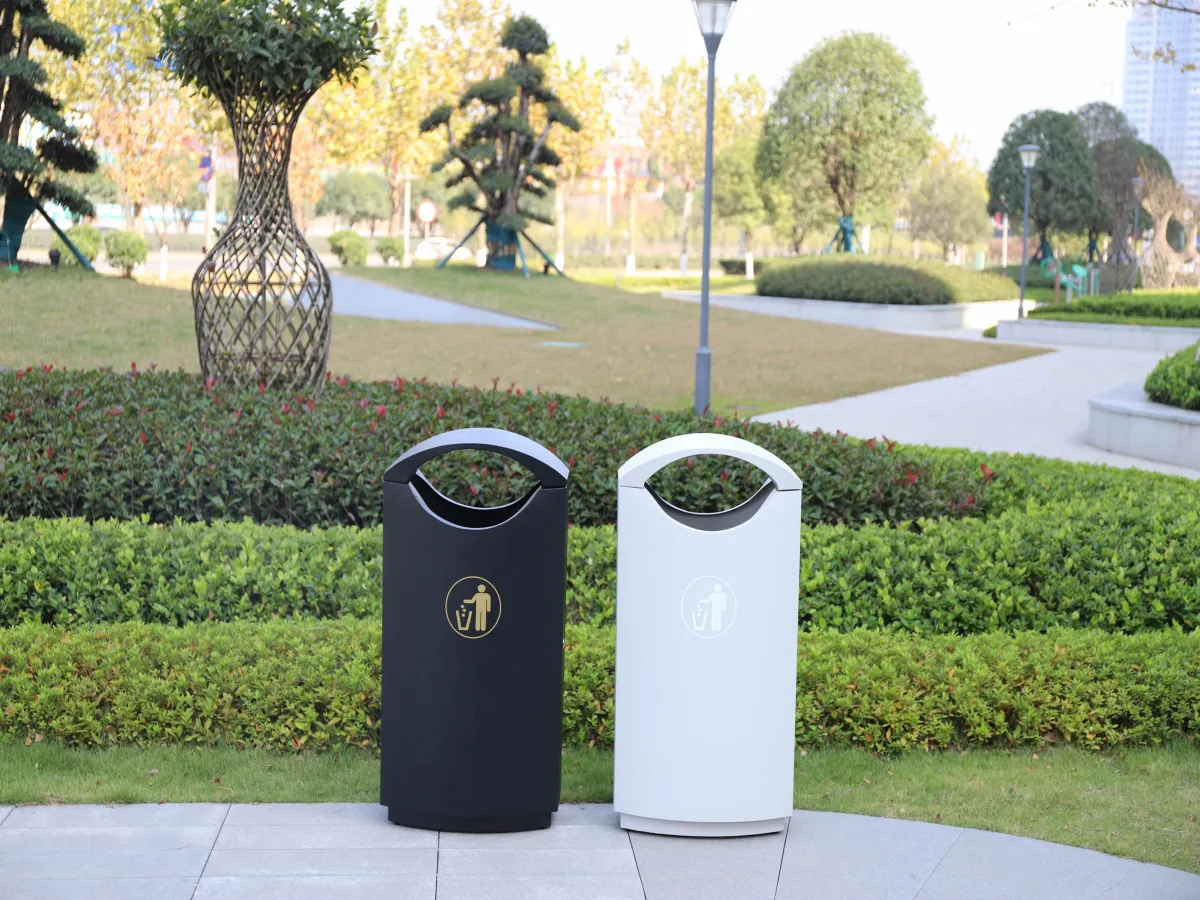 Standaard afvalbak 60 liter RVS