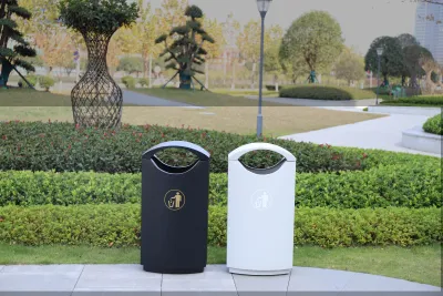 Standaard afvalbak 60 liter RVS