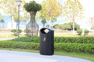 Standaard afvalbak 60 liter RVS