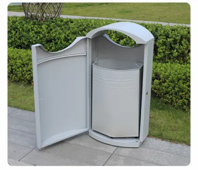 Standaard afvalbak 60 liter RVS
