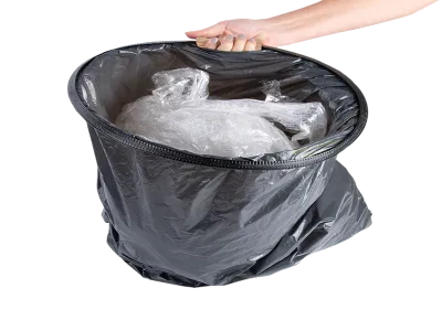 Voordelige afvalzakhouder