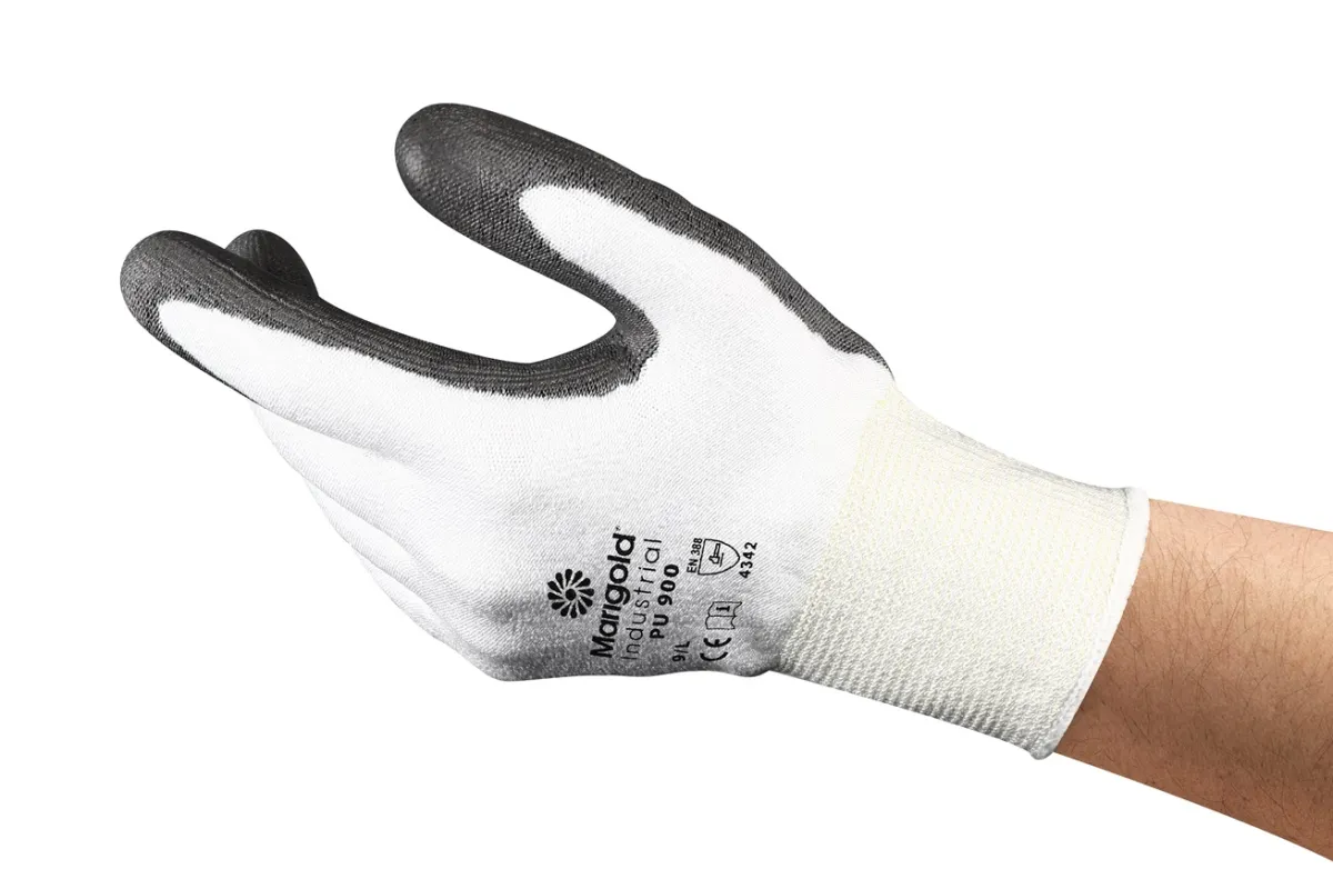 12 paar Ansell handschoenen PU 900